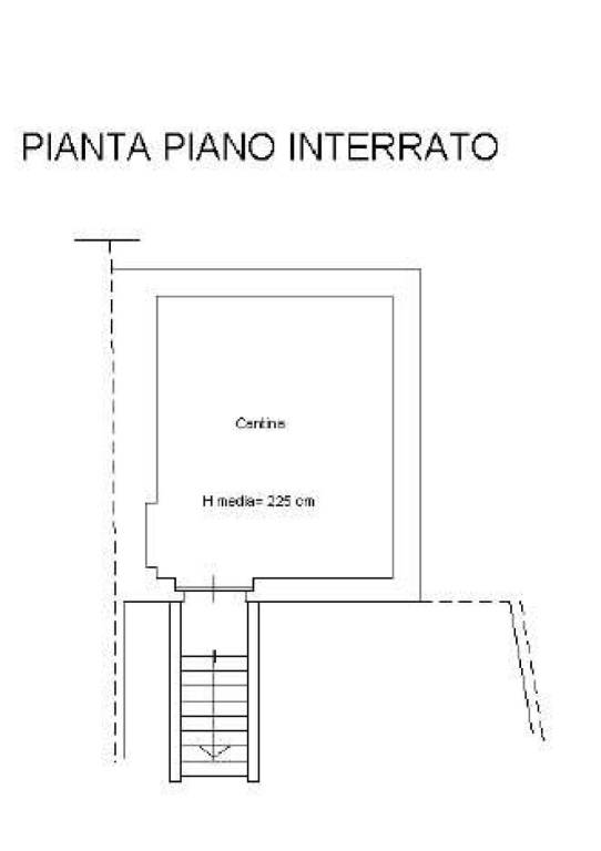 Planimetria villa piano interrato PDF bianca