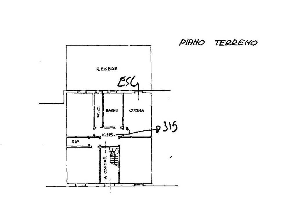 Planimetria piano terra