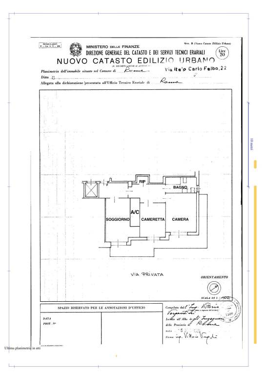 IPOTESI DI RISTRUTTURAZIONE 1