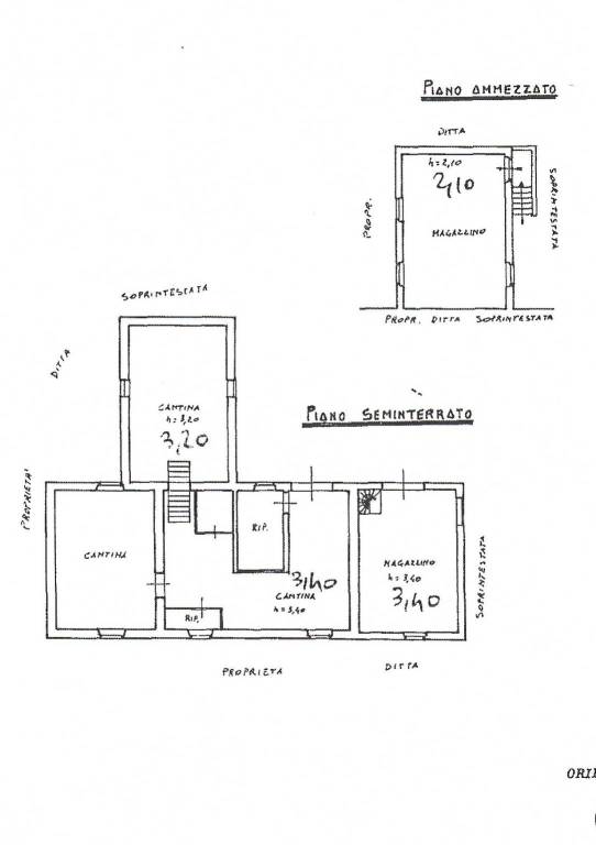 planim villa pian ammez e seminter