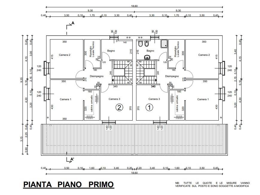 PIANO PRIMO CON MISURE