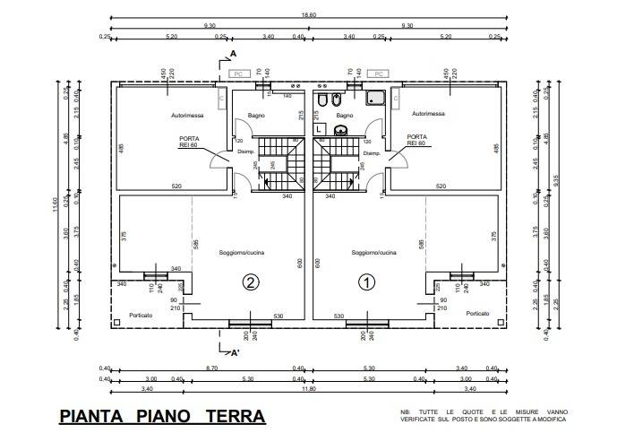 PIANO TERRA CON MISURE