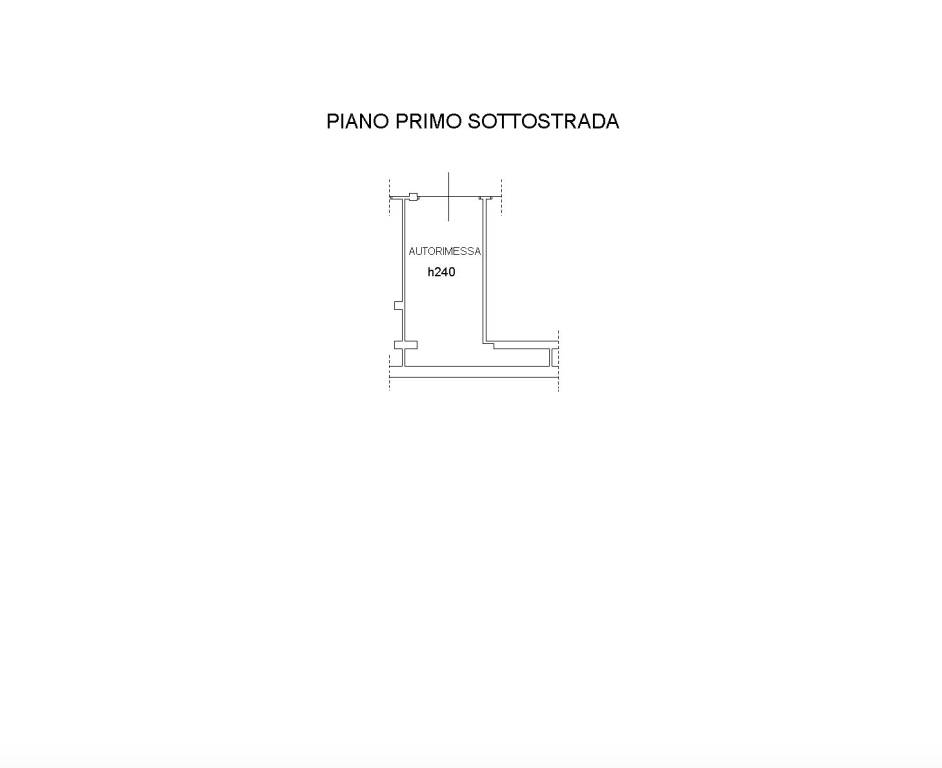 Planimetria Garage