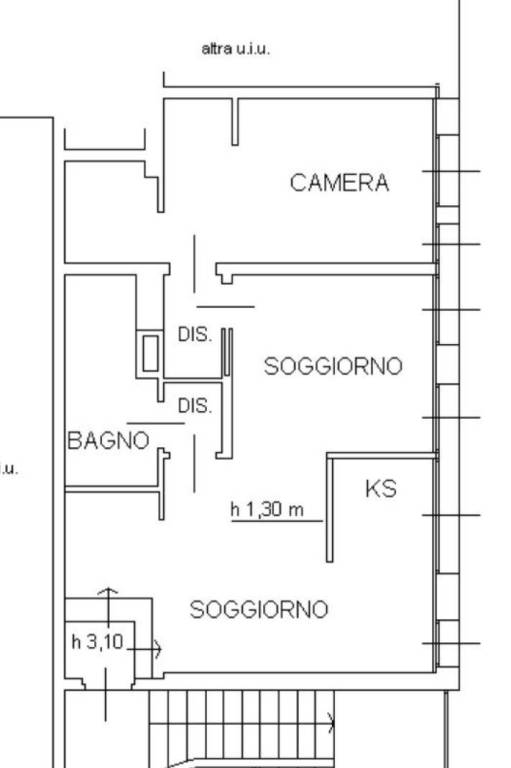 DETTAGLIO planimetria catastale via vittoria colon