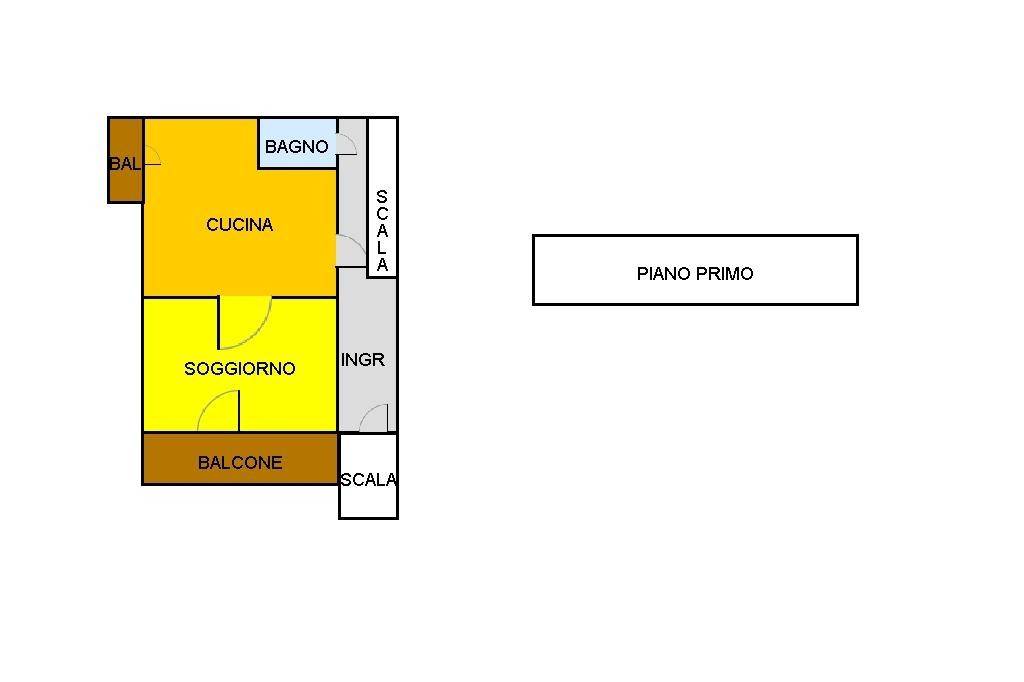 PLANIMETRIA INTERATTIVA PIANO PRIMO