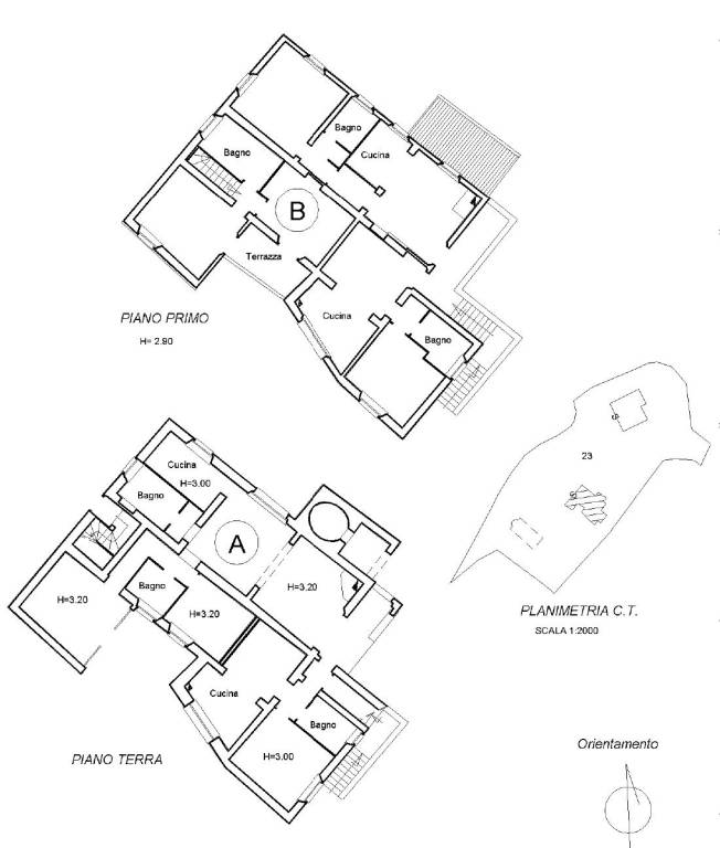 PLAN GROUND and FIRST FLOOR