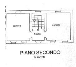 Planimetria secondo piano