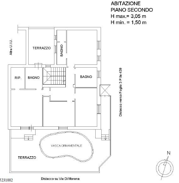 planimetria secondo piano