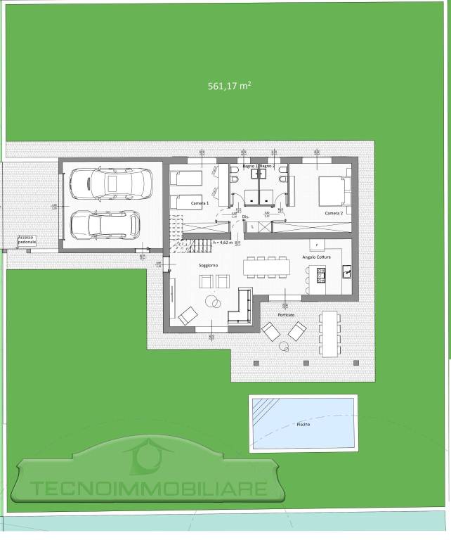Planimetria villa1 pt