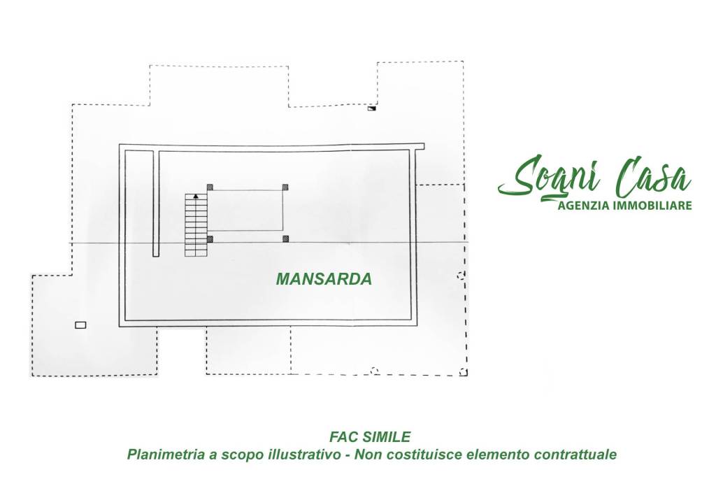 planimetria vaprio mansarda