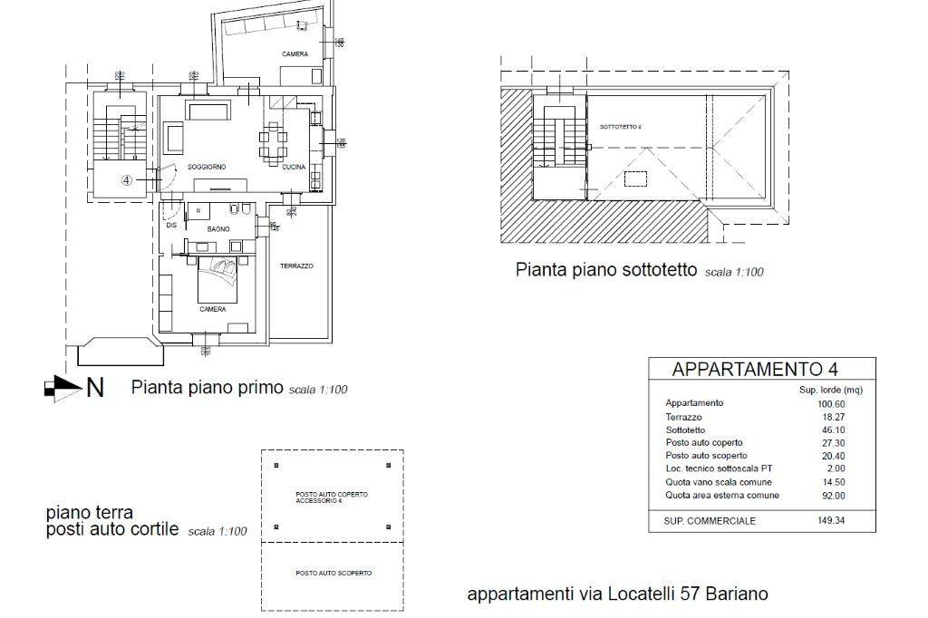 Piano primo (appartamento n.4)