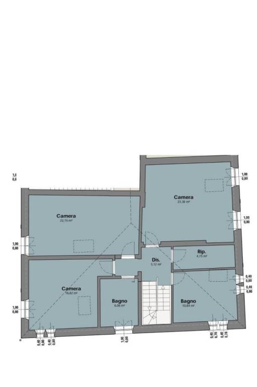 piantina zona notte A02