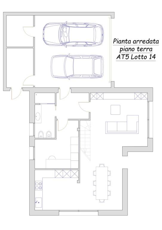 Pianta P. Terra arredata - AT5 Lotto 14 1