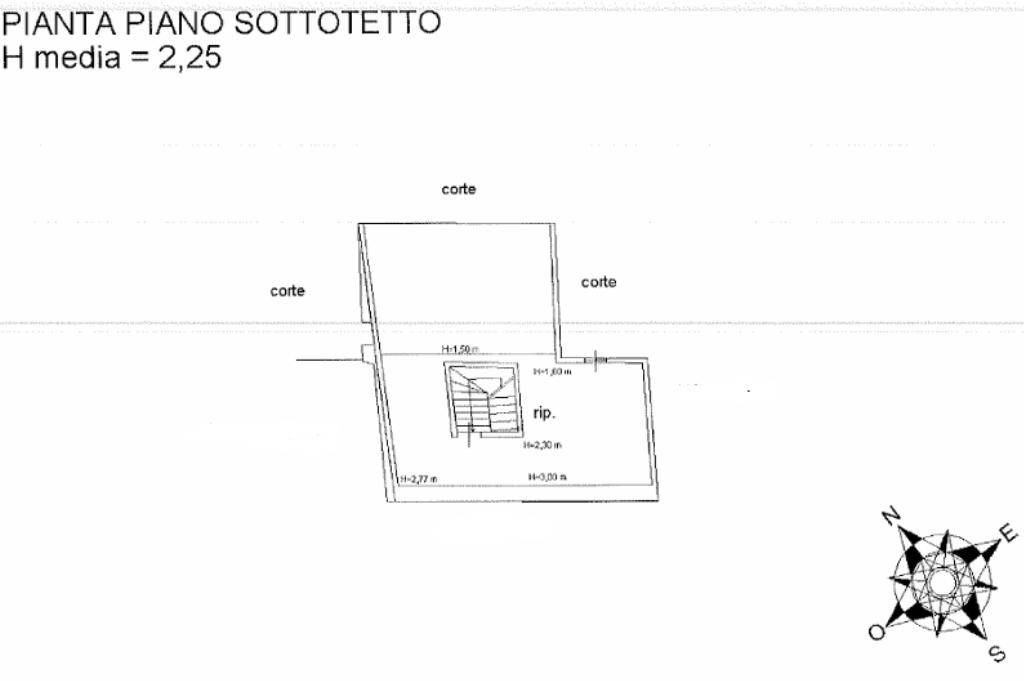 Nuova planimetria piano sottotetto