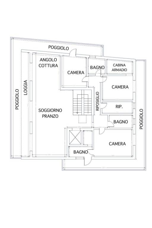 Planimetria Attico 1