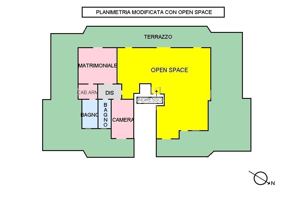 PLANIMETRIA CON OPEN SPACE
