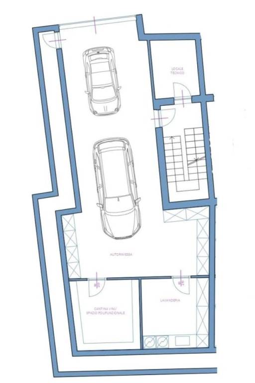 Plan VA.0863 piano seminterrato