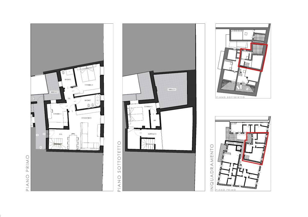 quadrilocale planimetria
