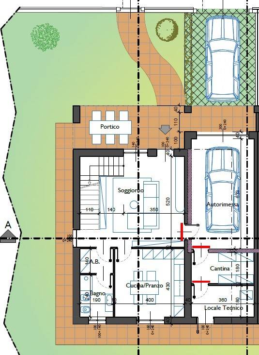 PIANO TERRA INGRANDITO