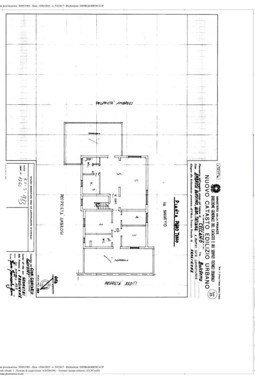 Planimetria 1 — Attico via del Boschetto, Centro, Ceccano
