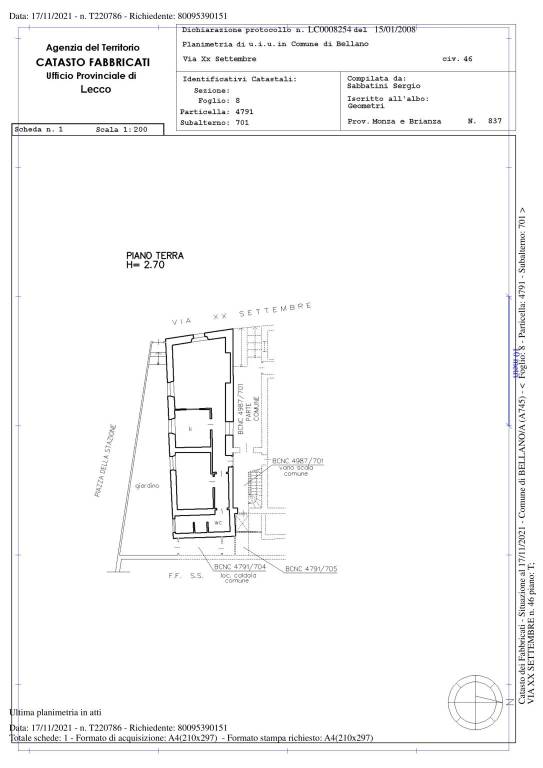 piano terra Bellano 1