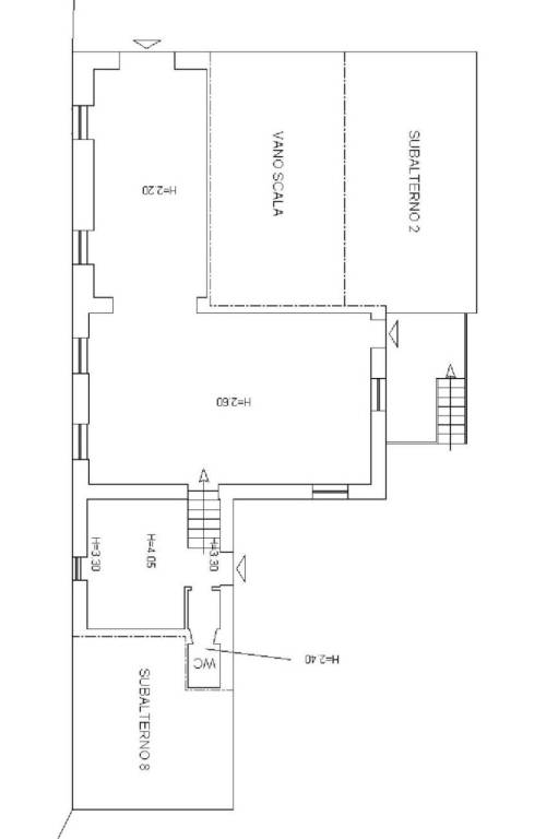 Planimetria Negozio Via Medicina