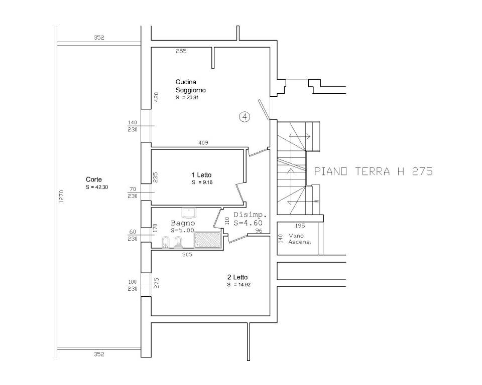 Unità 4 ipotesi d'arredo