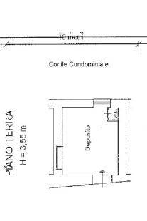 Estratto planimetria con rapporto 10 metri