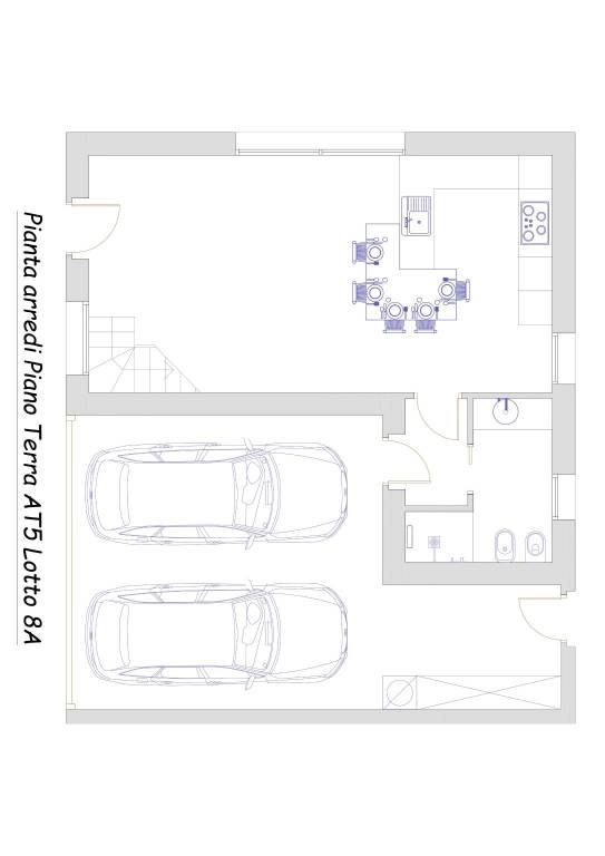 Pianta arredi P.T. AT5 Lotto 8-A 1