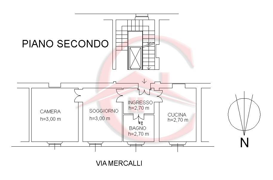 Via Mercalli - plan P2 75 mq