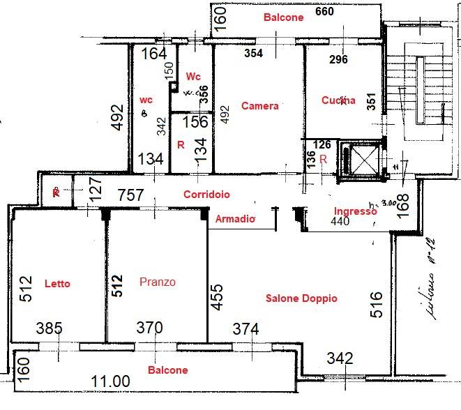 Planimetria Misure Attuale