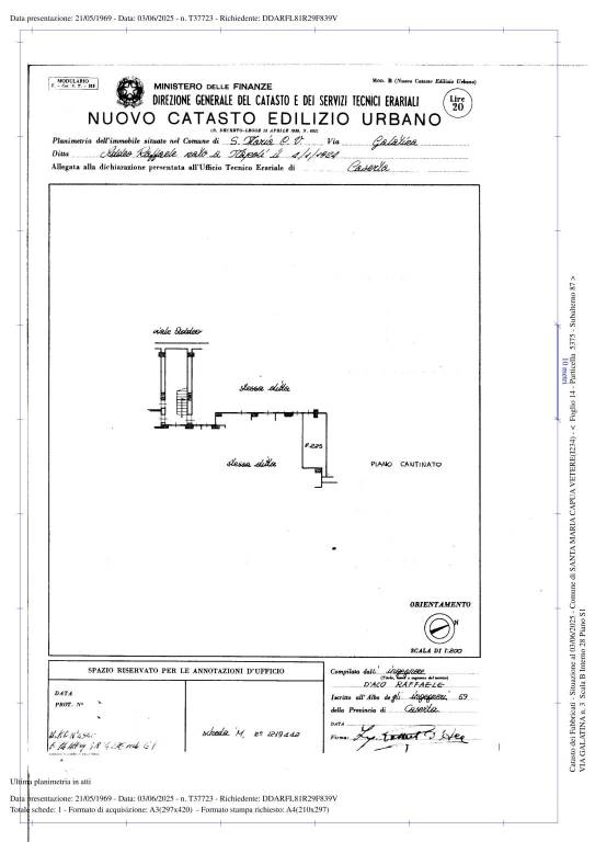Cantina  scala B num.28 planimetira  1