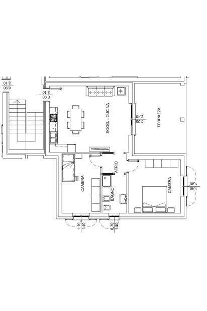 TRILOCALE LATERALE 2-8