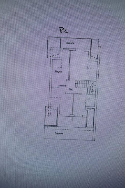 Planimetria 1 — Villa a schiera via Scifelli, Scifelli, Ceccano