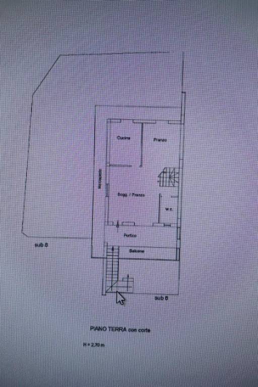 Planimetria 2 — Villa a schiera via Scifelli, Scifelli, Ceccano