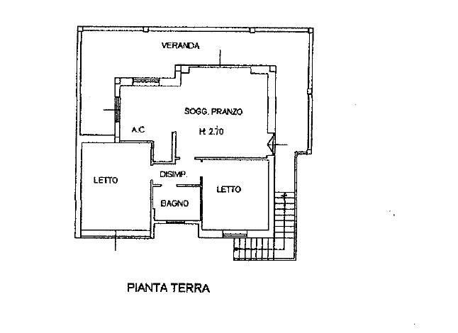 planimetria piano superiore badde manna 