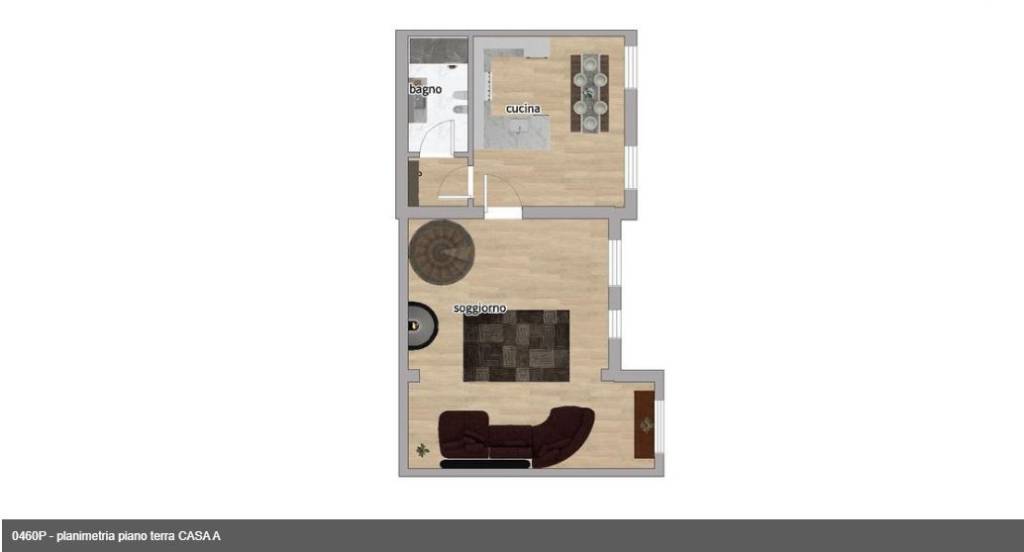 planimetria piano terra CASA A