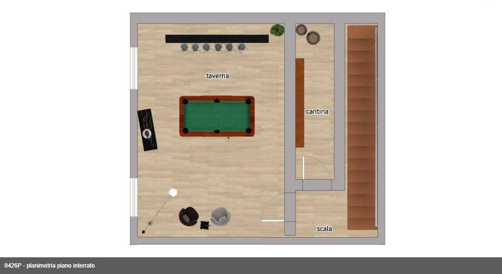 planimetria piano interrato
