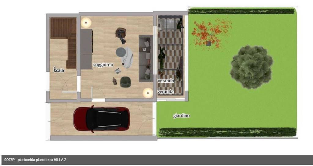 planimetria piano terra VILLA 2