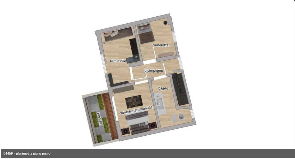 planimetria piano primo