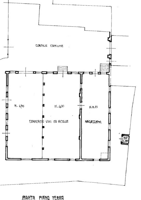 PIANTA PIANO TERRA