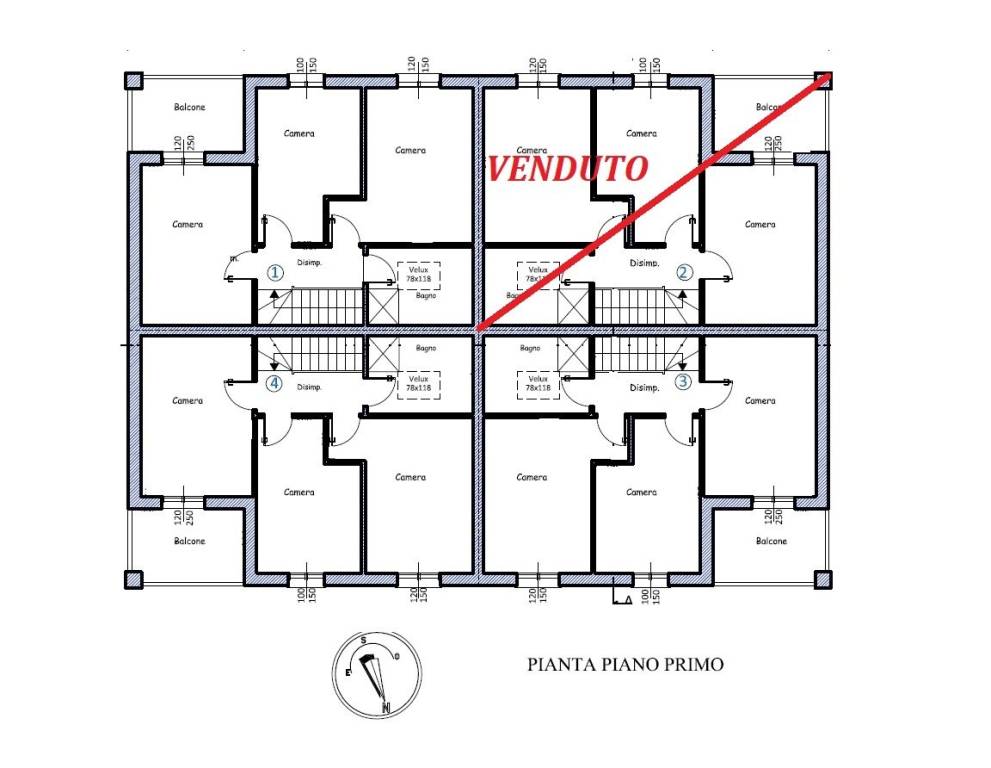 PLANIMETRIA P.1. VENDUTO (pubblicità)