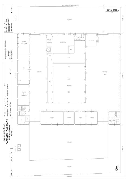 Planimetria catastale 1