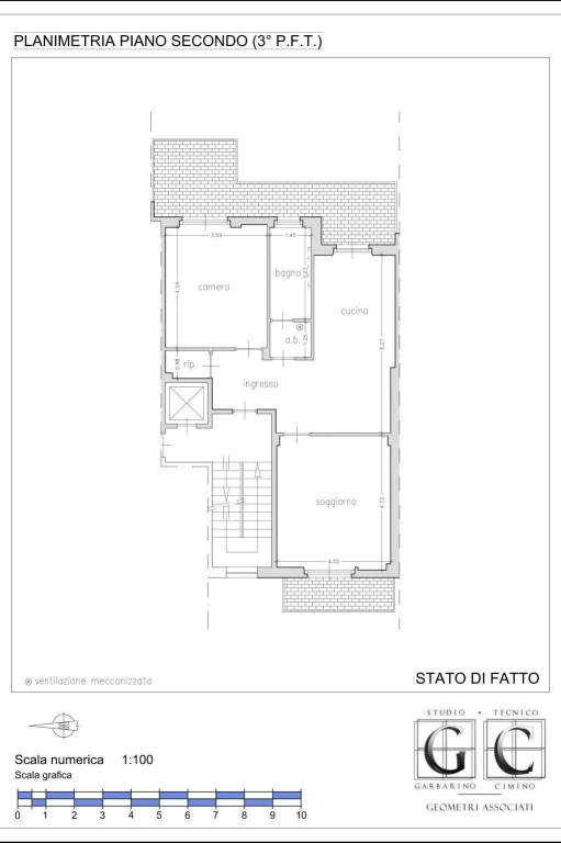 tavola stato di fatto - via P. Nenni 1-2 Orabassan
