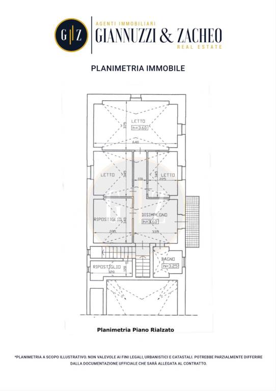 Planimetria Piano Rialzato