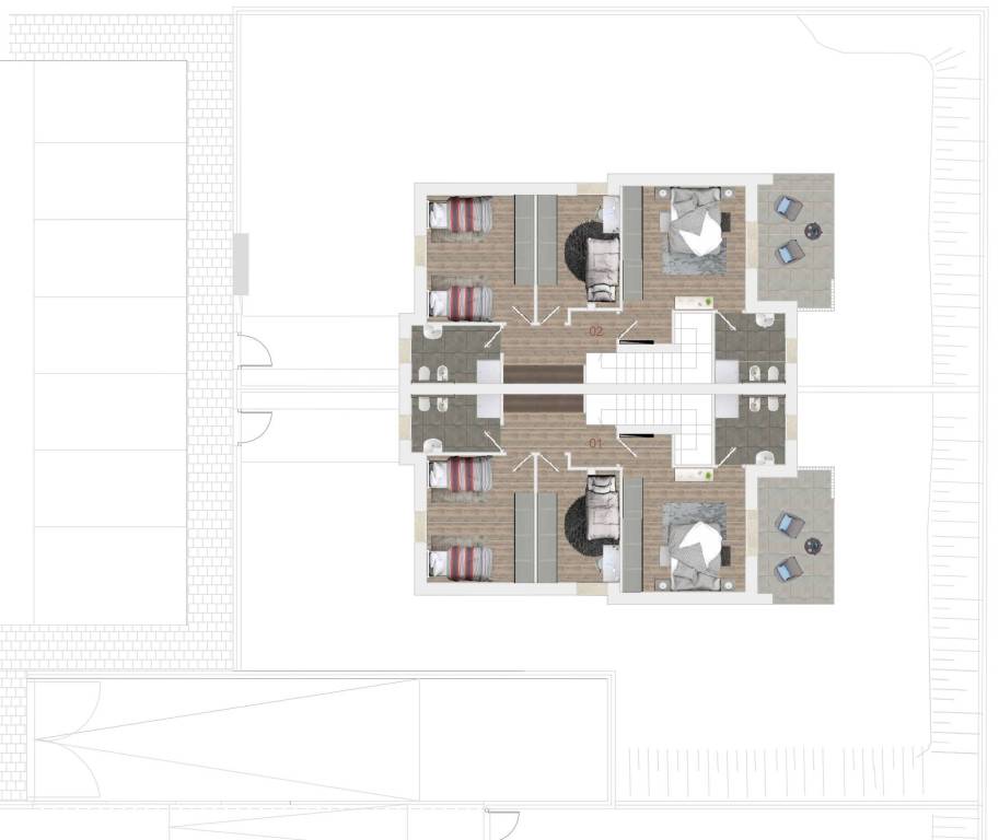 Planimetria P.1°_Resid. DIAMANTE_