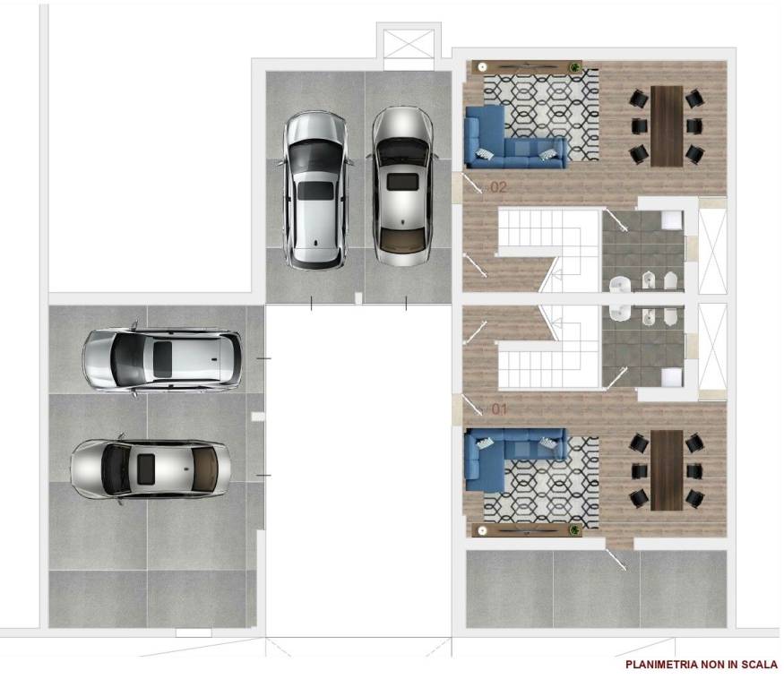 Planimetria P.interrato_Resid. DIAMANTE_