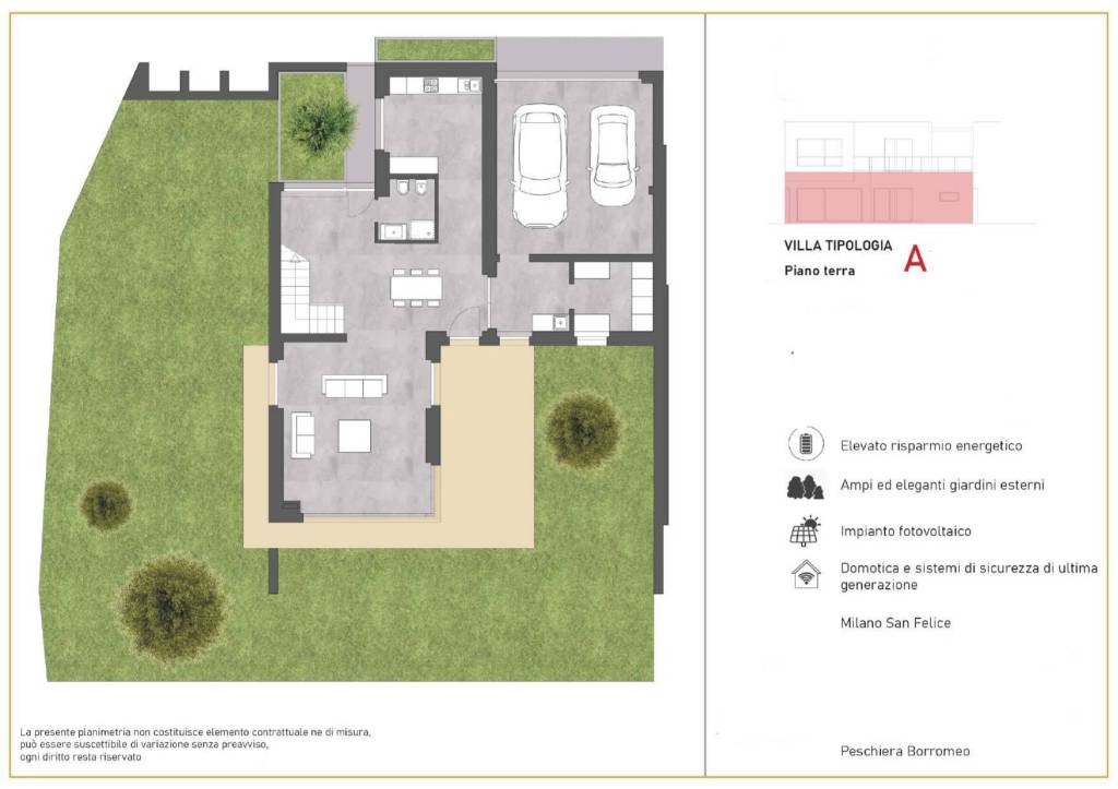 002 Planimetria VILLA A