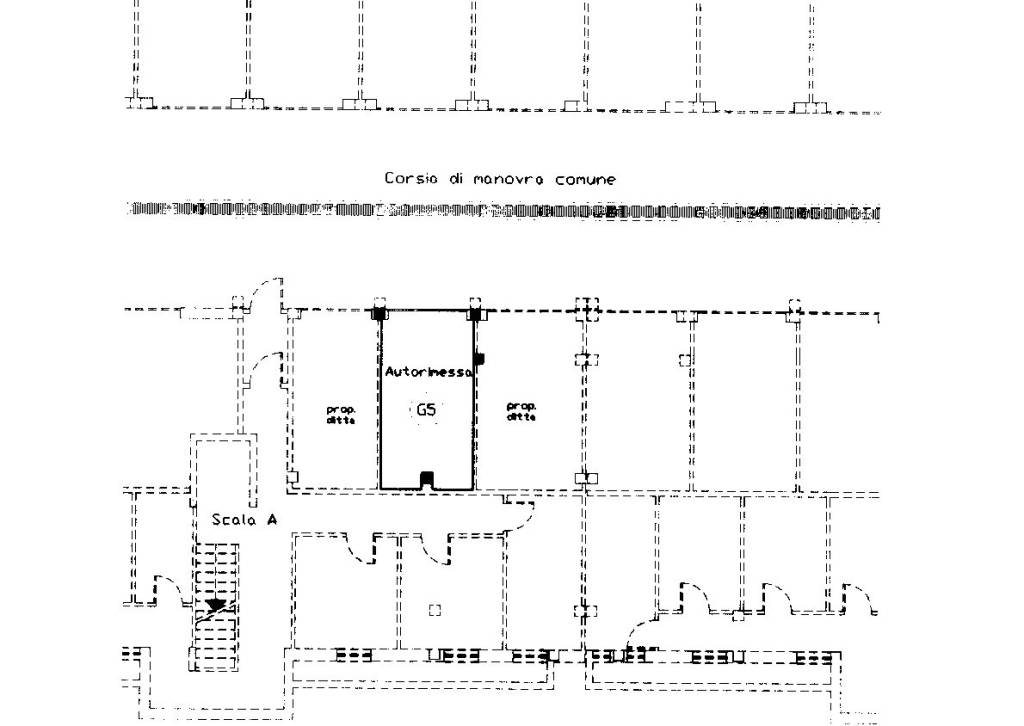 Planimetria autorimessa