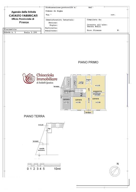 planimetria appartamento - diviso